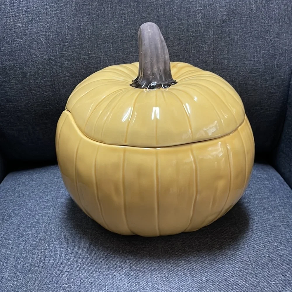 Crate & Barrel Harvest Pumpkin Serving Tureen
